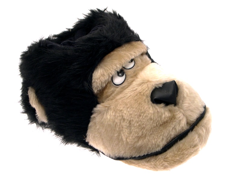 mens novelty monkey slippers